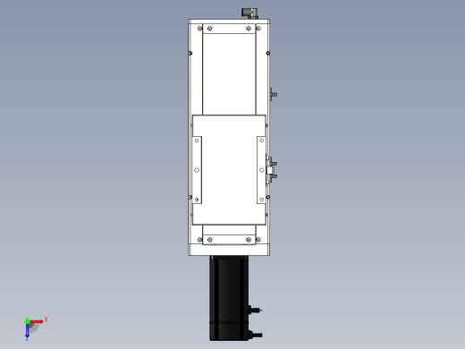 Toyo东佑达直线模组-ECH17-150-BC-750W+煞車俯视缩略图