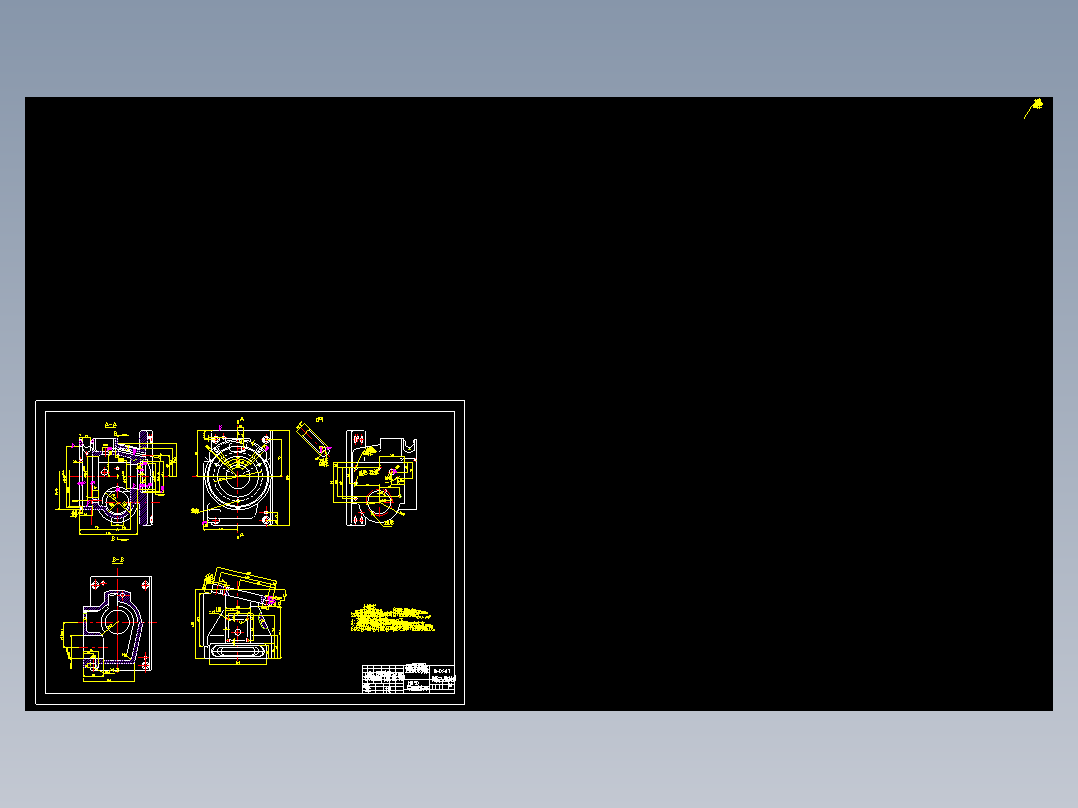 精密平面磨床垂直进给机构壳体设计