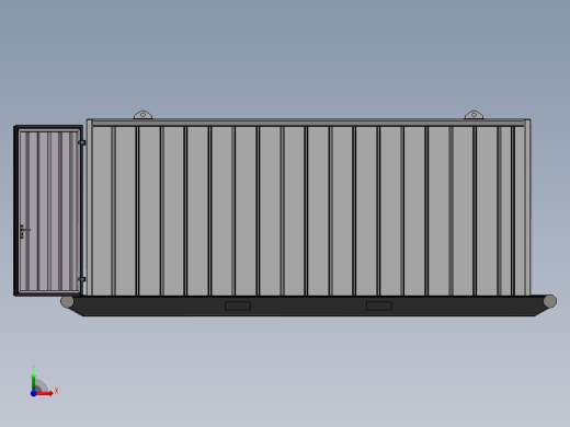 B4_组合形式的集装箱（是整体不可拆分）前视缩略图