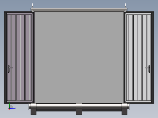 B4_组合形式的集装箱（是整体不可拆分）左视缩略图