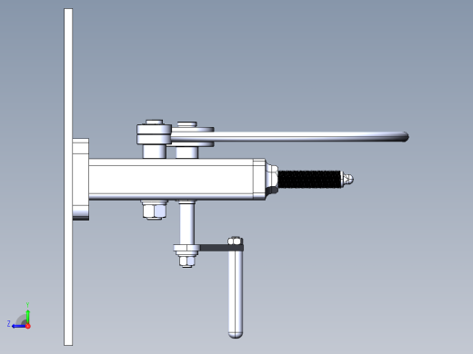 弯管机模型右视缩略图