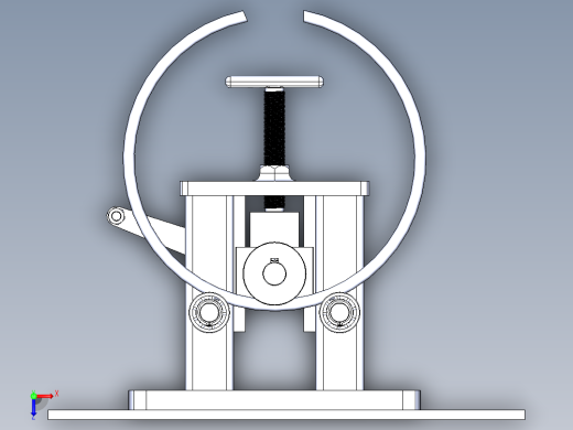 弯管机模型俯视缩略图