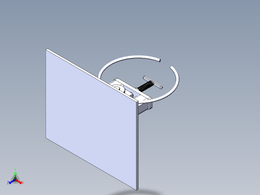 弯管机模型正等轴测缩略图