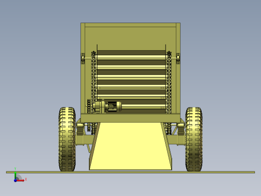 沙滩垃圾清理机前视缩略图