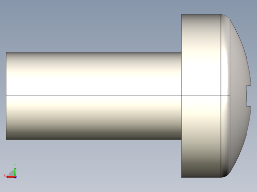 螺丝 M3 十字盘头-M3 x 6 Screw head.STEP后视缩略图