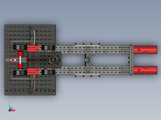ft-Model 5 带车辆的斜面乐高前视缩略图
