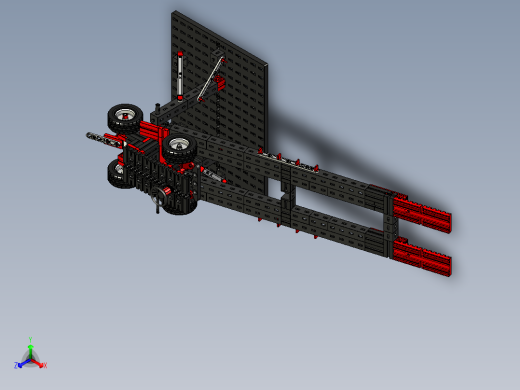 ft-Model 5 带车辆的斜面乐高正等轴测缩略图