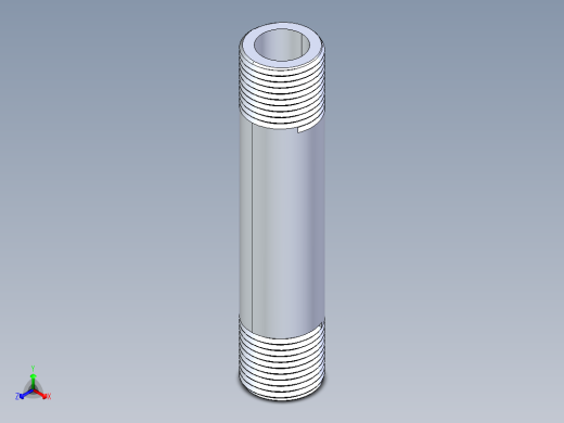 CPVC管件33-Sch80_Nipple_MPTxMPT_9861-082_0.5in x 4in