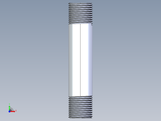 CPVC管件33-Sch80_Nipple_MPTxMPT_9861-082_0.5in x 4in前视缩略图