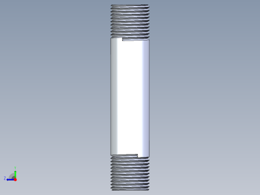 CPVC管件33-Sch80_Nipple_MPTxMPT_9861-082_0.5in x 4in右视缩略图