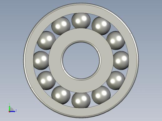 深沟球轴承626左视缩略图