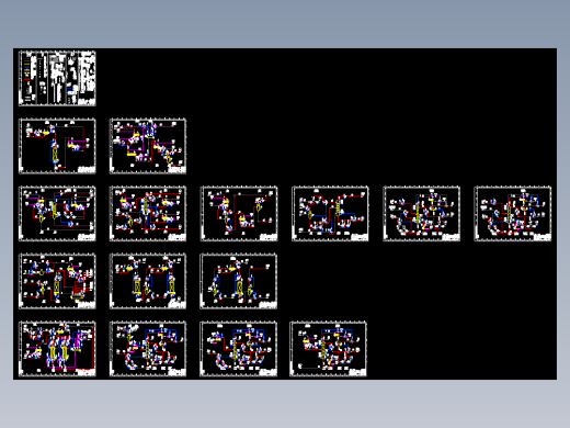XO1-100万吨／年煤制甲醇项目CAD毕业设计图纸CAD1165294