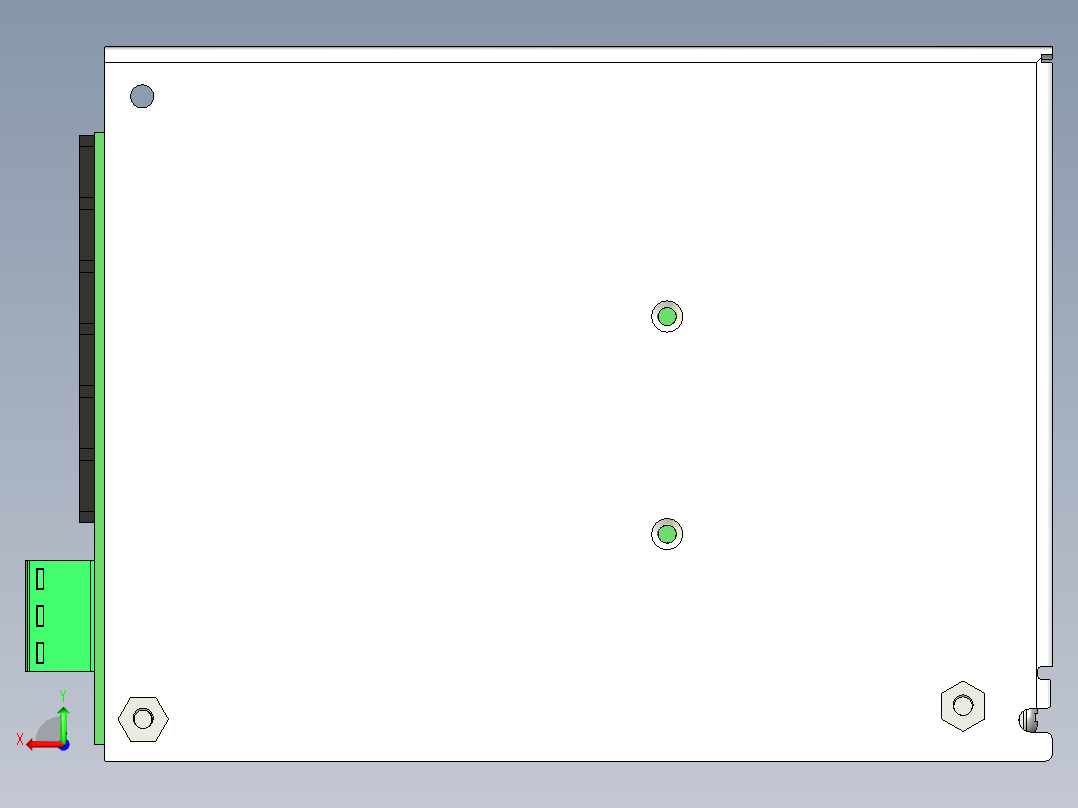 110-220V交流至0-100V直流可调电源500W数控主轴电源后视图