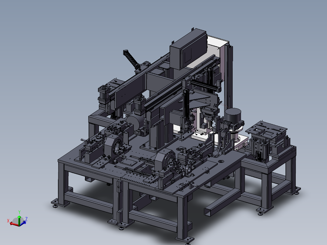 REVA汽车模组组装主视图