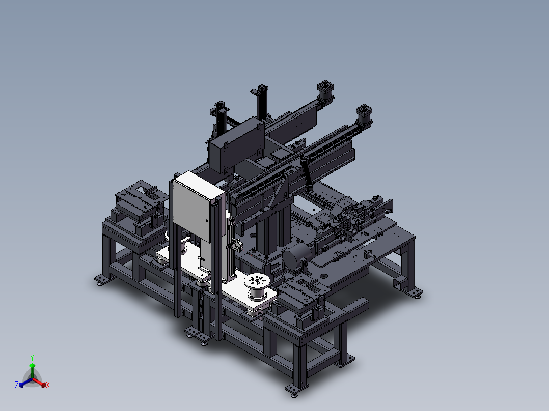 REVA汽车模组组装正等轴测图
