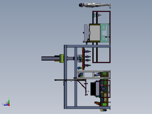 试衣镜组装设备右视缩略图