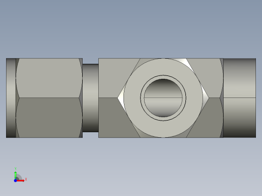 卡套式工业通用硬管接头8_mbu-s前视缩略图