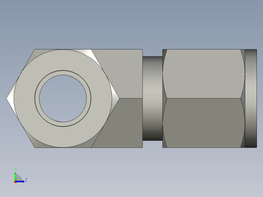卡套式工业通用硬管接头8_mbu-s左视缩略图