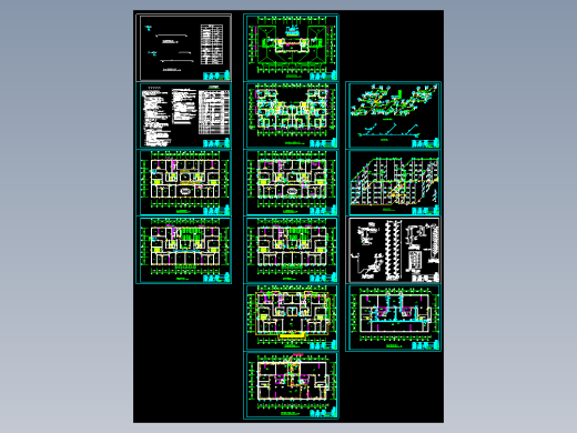 甘肃某综合楼暖通图纸