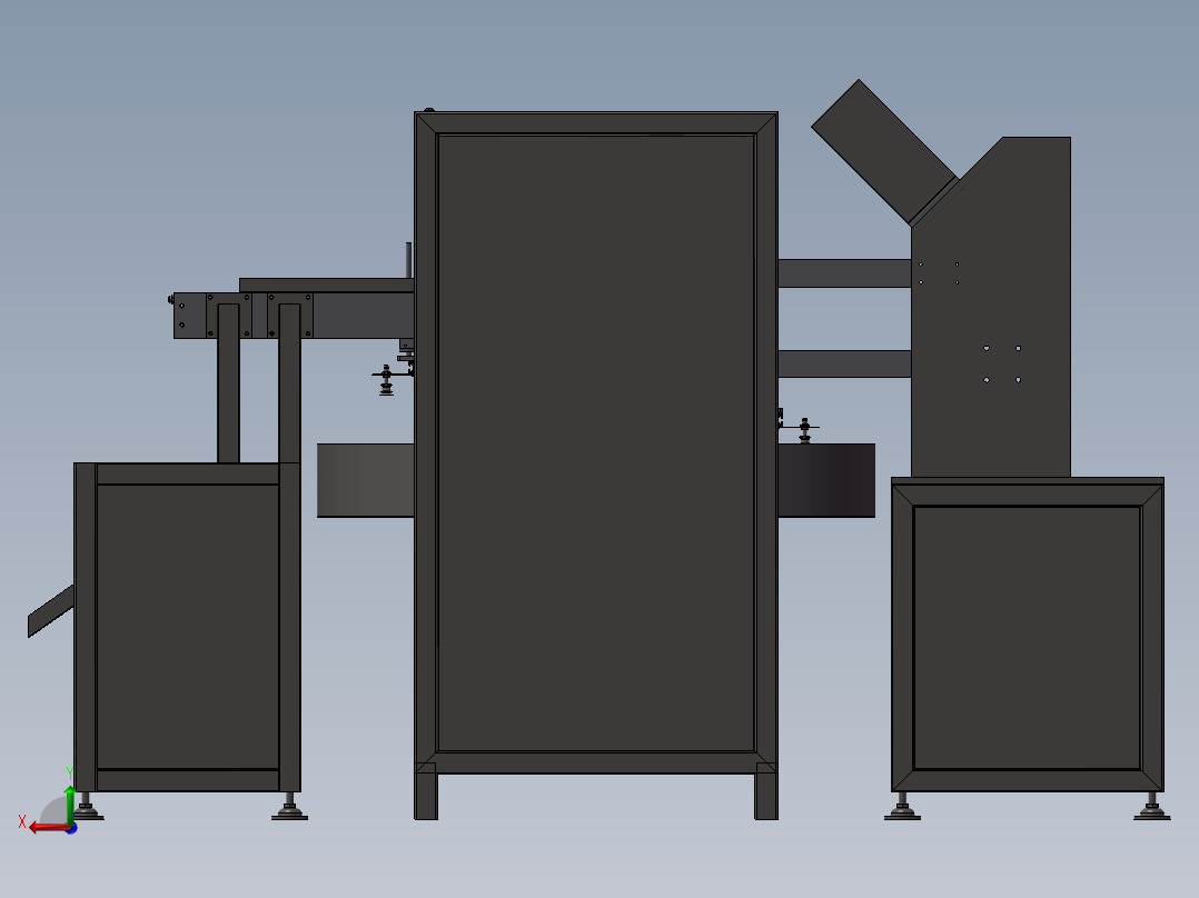 全自动吸塑包装机(自动放纸卡_包装_取料)后视图