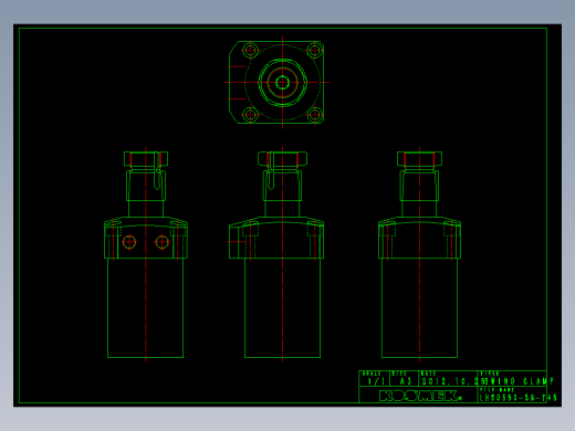 LHS0550-SR-Y45多系列多零件图纸模型