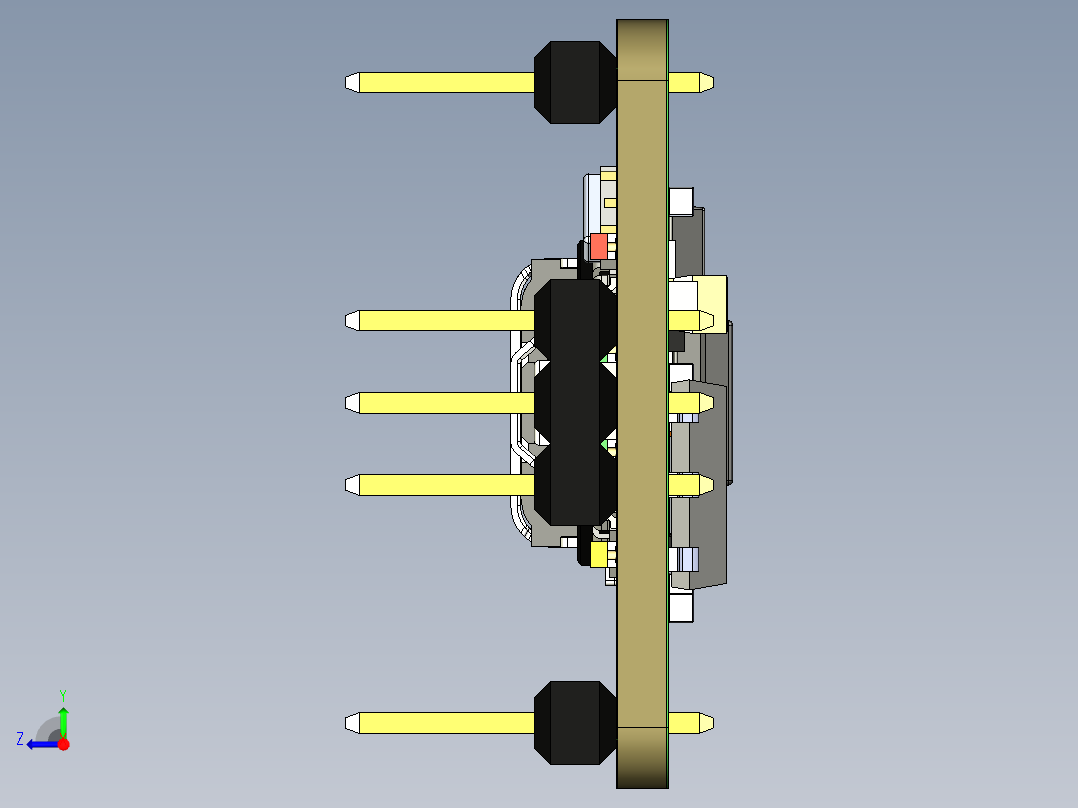 Arduino nanoUSB型C连接器右视图