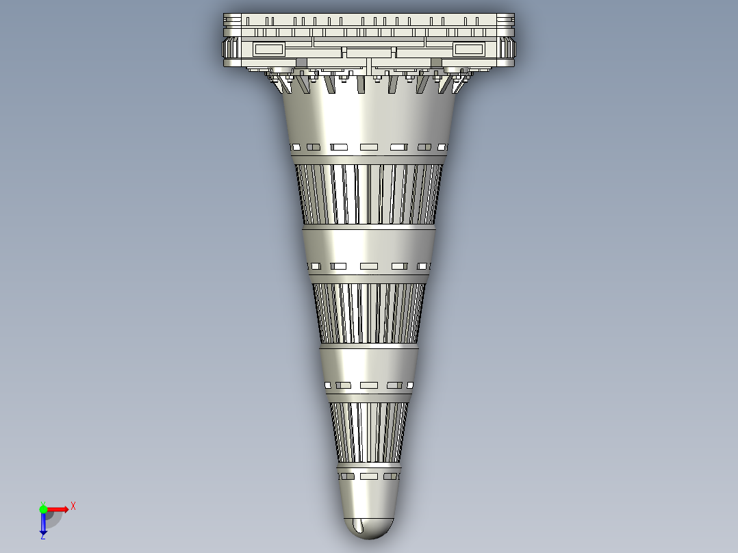 高细节的路锥俯视图