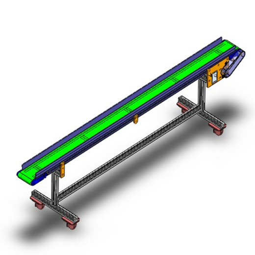 2.5米小皮带流水线（带工程图）3D图纸缩略图