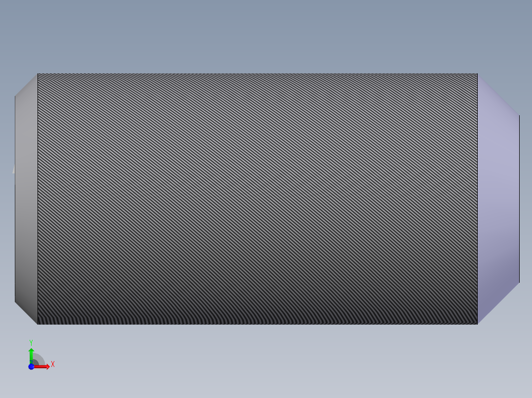 内六角平端紧定螺钉  M6×1202前视图