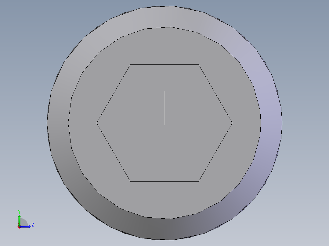 内六角平端紧定螺钉  M6×1202左视图