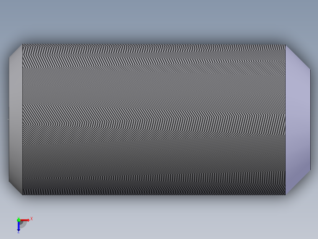 内六角平端紧定螺钉  M6×1202俯视图