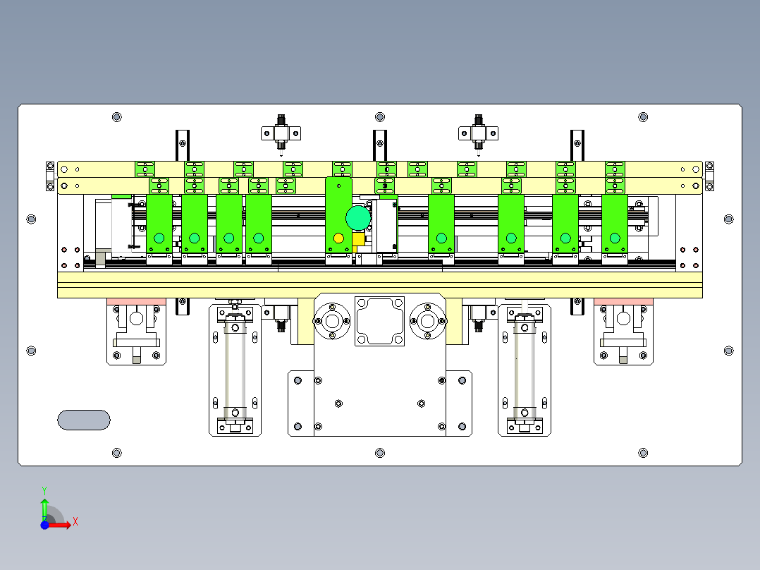 KP-6380 锂电芯自动点胶分拣线前视图