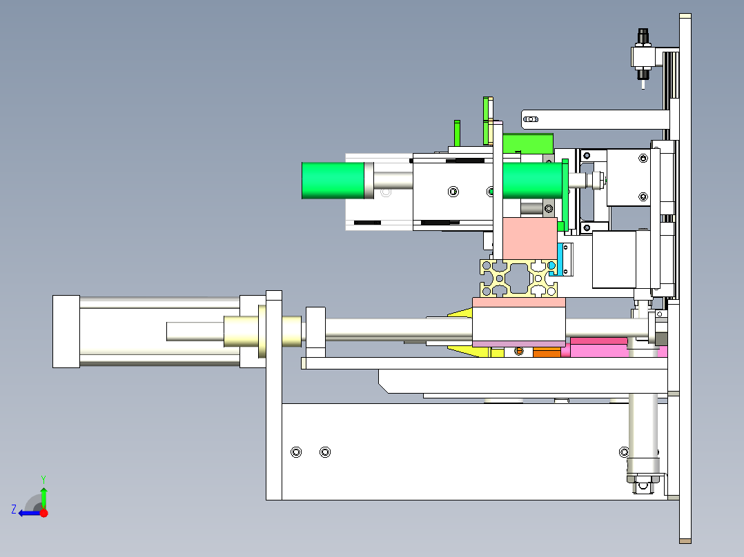 KP-6380 锂电芯自动点胶分拣线右视图