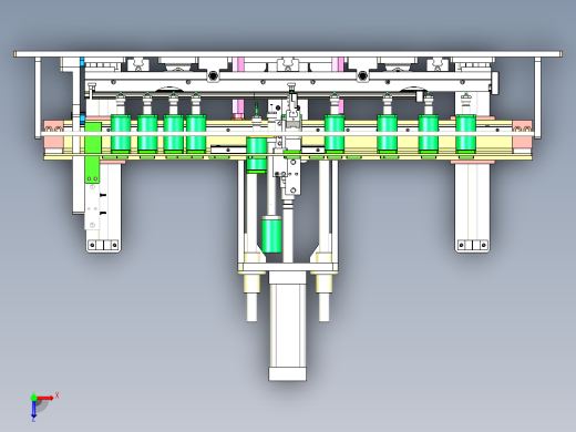 KP-6380 锂电芯自动点胶分拣线俯视缩略图