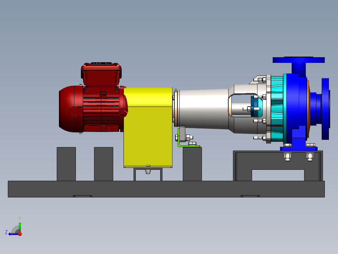 泵、水泵(63)右视图