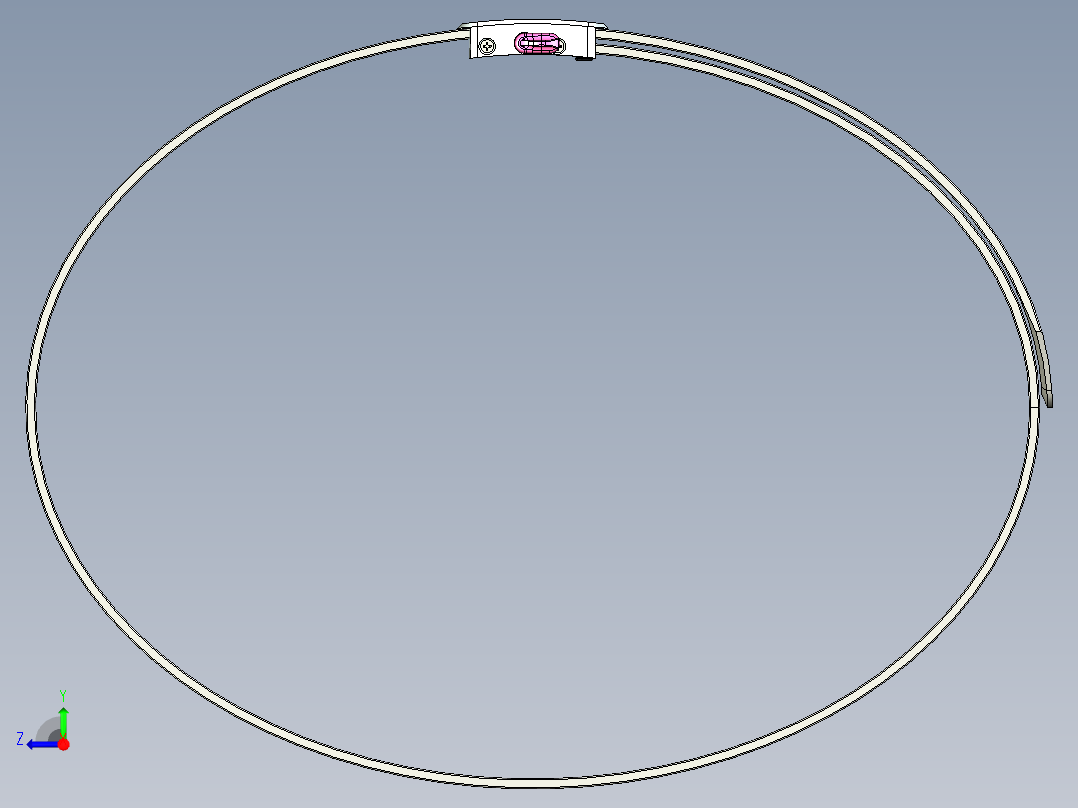新型皮带扣结果设计右视图
