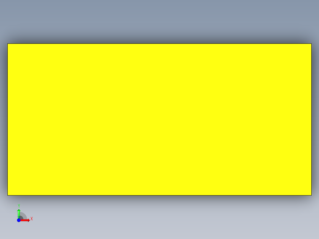 剪叉式升降平台模拟前视图