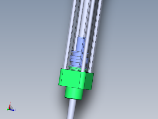 拉杆气动气缸32x12x100毫米