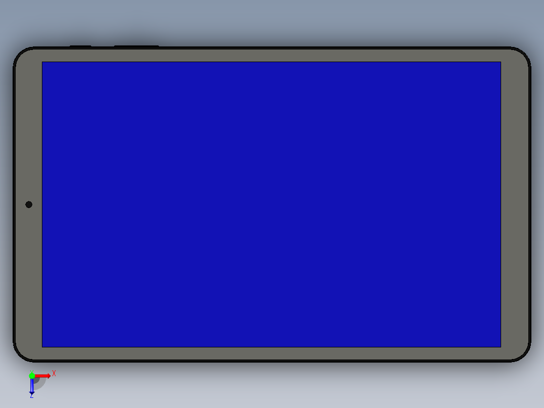 B2005243-三星 Galaxy Tab A SM-T510平板电脑俯视图