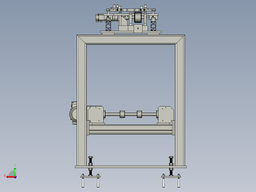 双层接驳线后视图