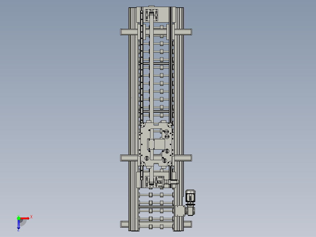 双层接驳线俯视图