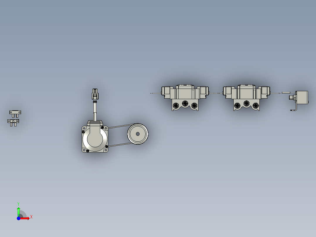 F01AE00021-A300-01顶滑座组件前视图