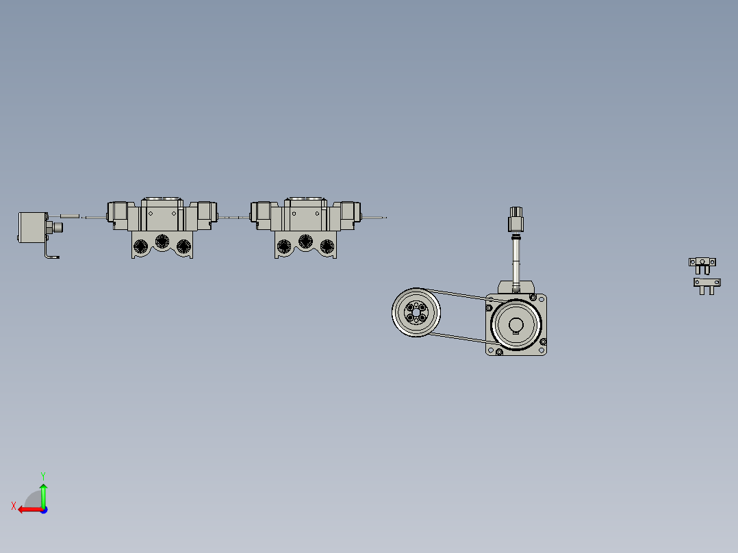 F01AE00021-A300-01顶滑座组件后视图