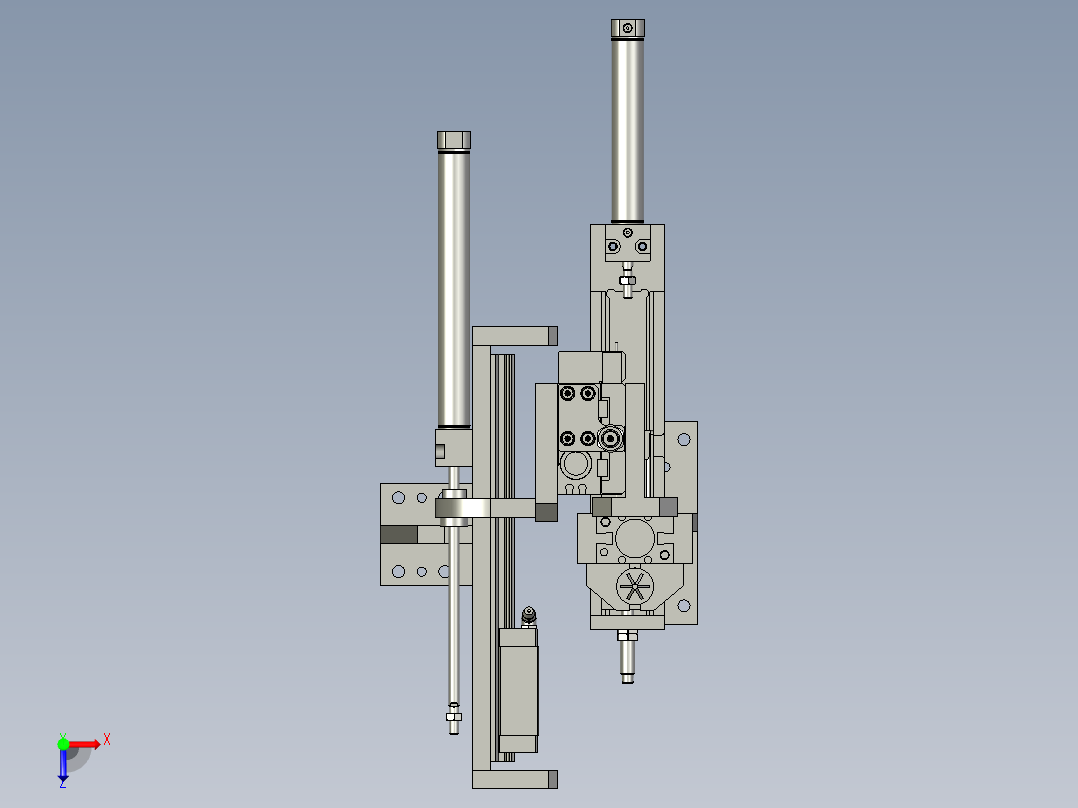 按钮帽上料俯视图