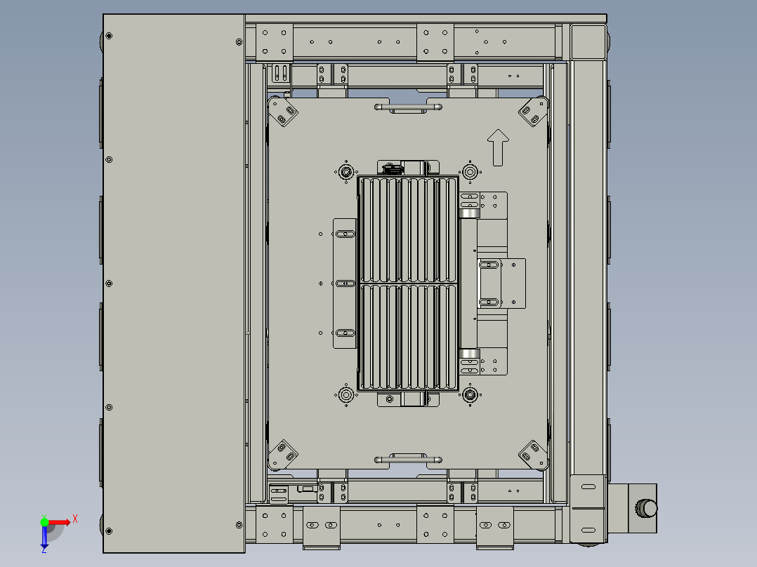 SAPMMZ01-09900回板升降机2模块俯视图