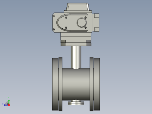 电动蝶阀DN50右视缩略图
