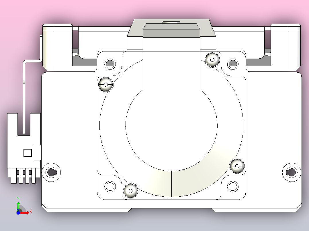 滚珠丝杠直线轴带导轨全封闭TPA-HCR-105D-1610C-L800-M-Y-P40-N3前视图