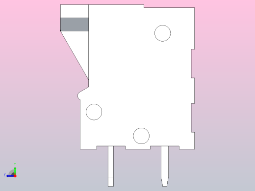 PCB弹簧端子板DG 141V ( KF141V ) - 2.54右视缩略图