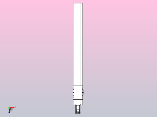 滚珠丝杠直线轴带导轨全封闭TPA-HCR-120D-1610C-L1000-M-C-P40-N3俯视缩略图
