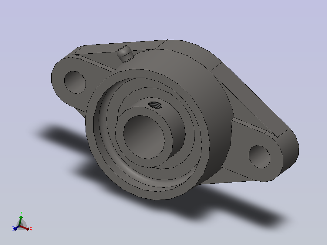 GB／T7810-1995-带菱形座轴承 [UCFLU204]主视图